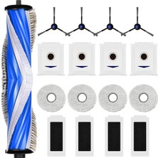 Luxuriles T30 Pro OMNI/T30 Omni Robot Süpürge Ana Yan Fırça Hepa Filtre Paspas Bezi Toz Torbası Aksesuarları (Yurt Dışından)
