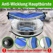 Luxuriles T30 Pro OMNI/T30 Omni Robot Süpürge Ana Yan Fırça Hepa Filtre Paspas Bezi Toz Torbası Aksesuarları (Yurt Dışından)
