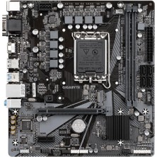 Gigabyte H610M H V2 Ddr4 M2 Pcie Nvme Hdmi Pcie 16X V4.0 1700P Matx Anakart