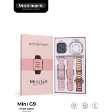 Wodimark Kadın Akıllı Saat  G9 Mini Flamingo Ios ve Android Uyumlu 41MM
