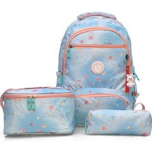 Elatae 3'lü Ilkokul Çantası Seti Okul Çantası & Termal Beslenme Çantası & Kalemlik 1385