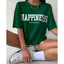 Malkoçbey Baskısız Oversize Unisex Basic T-Shirt