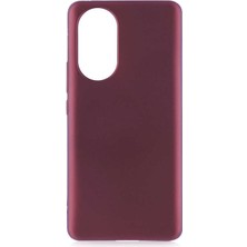 Huawei Nova 9 Kılıf Kflg Premier Silikon Kapak-Mürdüm
