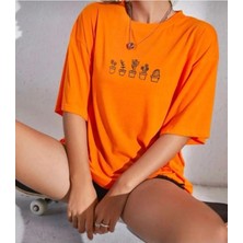 Malkoçbey  Paris Dikey Baskılı Oversize Unisex  Swaetşhirt