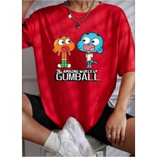 Aya Tırmanan Astronot Baskılı Oversize Basic O Yaka Unisex T-Shirt