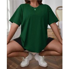 Malkoçbey Baskısız Oversize Unisex Basic T-Shirt