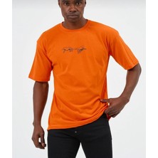 Malkoçbey El Baskılı Oversize Unisex O Yaka Swaetşhirt