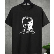 Malkoçbey  Paris Dikey Baskılı Oversize Unisex  Swaetşhirt