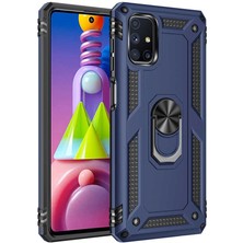 Galaxy M51 Kılıf Kflg Vega Kapak-Mavi