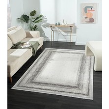 Karmen Halı Dark DK018G Gri Antrasit Detaylı Akrilik Tozuaz Modern Halı Salon Yatak Odası Halısı  Halısı Koridor