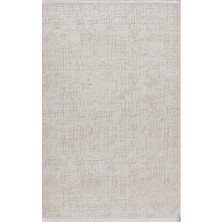 Karmen Halı Kaftan KF002A Bej Halı Kabartma Desenli Akrilik Halı Tozuaz Salon Halısı Yatak Odası Halısı Koridor