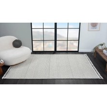 Karmen Halı Wool WL002A Bej Sisal Bukle Dekoratif Kabartmalı Tozsuz  Salon Halısı Koridor
