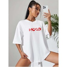 Trend Sizde Mood Özel Tasarım Ön Baskılı Tasarım Tshirt