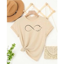 Trend Sizde Sonsuzluk Özel Tasarım Ön Baskılı Tasarım Tshirt