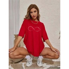 Trend Sizde Sonsuzluk Özel Tasarım Ön Baskılı Tasarım Tshirt