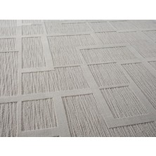 Sümer SM015G Gri Rengi Halı Çizgi Desenli Dekoratif Modern Antialerjik Salon Mutfak Halısı