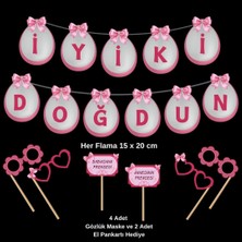 Iyiki Doğdun Yazısı Pembe Balon (Hediyeli)
