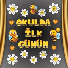 Okulda Ilk Günüm Pano Süsü 02