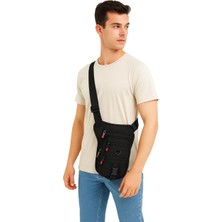 Bel Çantası Bacak Çantası Özel Bölmeli Tabanca TaşımalıTactical Siyah Kumaş