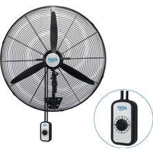 HİMS-HEF-DA650-65CM Sanayi Tipi Duvar Tipi Kablolu Anahtarli Vantilatör 190 Watt Nrmsa