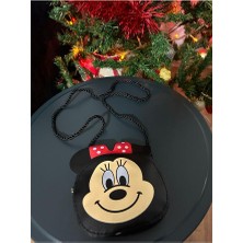 Minnie Mouse Model Deri Çocuk Çanta