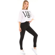 The Bark Kadın Skinny Jean Pantolon 1031-231 Siyah