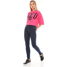 The Bark Kadın Skinny Jean Pantolon 1031-258 Lacivert