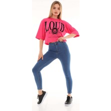 The Bark Cepsiz Kadın Skinny Jean Pantolon 4255-478 Mavi