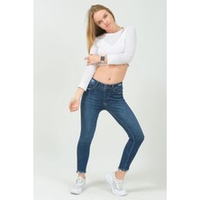 The Bark Skinny Jean Kadın Pantolon 40100-972 Mavi