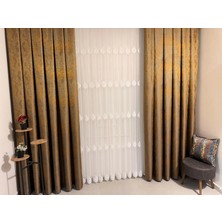 Nivemeshome Pera V-5304 1/3 Sık Pileli Fon Perde Apm