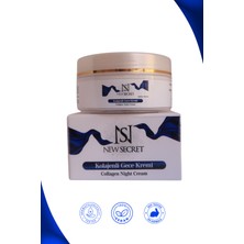New Secret Cosmetic Kolajenli Gece Kremi