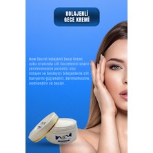 New Secret Cosmetic Kolajenli Gece Kremi