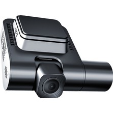 Azdome V600 Çift Kameralı Araç Içi Kamera 2.4” IPS Ekran, Su Geçirmez Arka Kamera, Geniş Açı, Gece Görüşü, G-Sensör, 24 Saat Park Modu, (Azdome Türkiye Garantili)