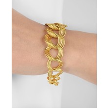 Kuyumcu Nurettin 22 Ayar Altın Süzme Samanyolu Bilezik 8 gr Ağırlık ve 19 cm Uzunluk