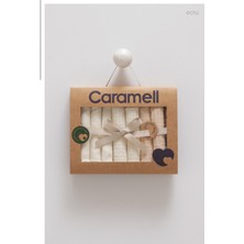 Caramell My Baby Kumsal Coton 7li Bebek Ağız Silme Mendili Yeni Sezon Yumuşak RENKLER1957