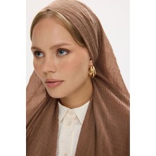 Freya Müslin Vizon Püsküllü Bürümcük Pamuklu Şal