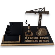 Masaüstü Isimlik ve Kartvizitlik Iş Güvenliği Uzmanlarına Özel , Yıl Dönümü Hediyesi, Ofis Hediye