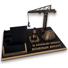 Masaüstü Isimlik ve Kartvizitlik Iş Güvenliği Uzmanlarına Özel , Yıl Dönümü Hediyesi, Ofis Hediye