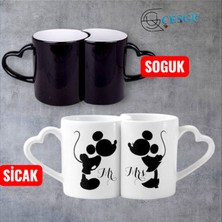 Sihirli Siyah Renk Mat Kupa Bardak