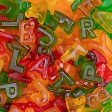 Bebeto Alfabe 1000 Gr. Yumuşak Şeker