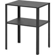 IKEA Knarrevik Komodin Siyah 42X34 cm Yatak Odası Komodini Modern Şık Depolamalı Hafif Pratik Ev Dekoru