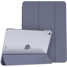 Apple Air 4. Nesil (2020) 10.9 Yatay Standlı Uyku Modlu Basic Arkası Sert Smart Kılıf A2316 A2324 A2325 A2072