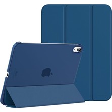 Apple iPad Air 11 Inc M3 (2025) Yatay Standlı Uyku Modlu Basic Arkası Sert Smart Kılıf A3266 A3267