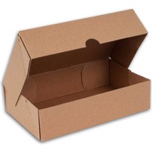 17X17X6 cm Esmer Kesimli E-Ticaret ve Kargo Kutusu 500 Adet