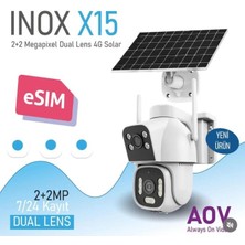 INOX-X15 Dual Lens Aov Hieasy 4g Ptz Kamera
