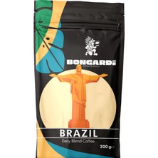 Bongardi Coffee  Brezilyan Santos Yöresel Filtre Kahve 200 gr Öğütülmüş