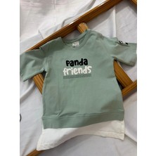 Friends Baskılı Tişört Yeşil