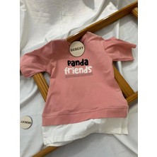 Friends Baskılı Tişört Pembe