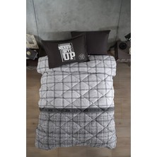 Clasy Ranforce %100 Pamuk Tek Kişilik Uyku Seti Give Up