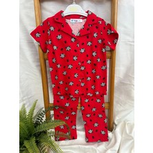 Rakun Baskılı Pijama Takımı